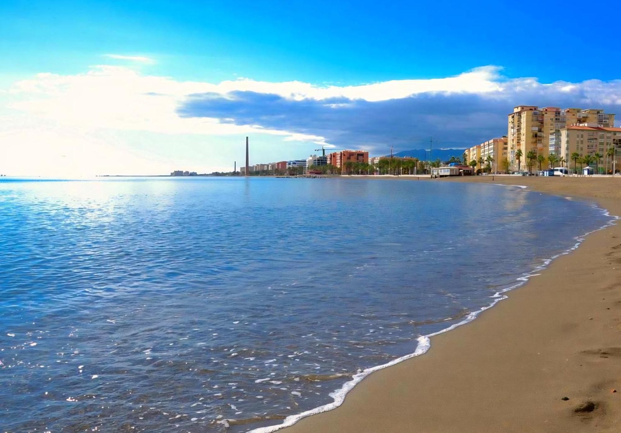Duplex Huelin II & Beach Málaga Exteriör bild